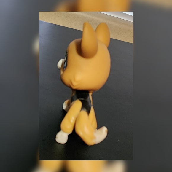 Authentic Littlest Pet Shop LPS #639 Welsh Corgi Puppy Dog Diamond Eyes 2007 - Picture 3 of 9